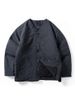 Japanese Style Handsome Small Plaid Quilted Jacket Retro Collarless Layered Warm Cotton Coat Men's Version_mkmklike.com