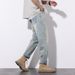 American Retro Jeans Men's New Fat Plus Size Elastic Straight Jeans Men's Spring And Summer Plus Size Men's Clothing_mkmklike.com