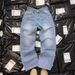 Fashion Trendy Brand Floral Print Jeans Unisex American Retro Washed Summer New Casual Loose Long Pants_mkmklike.com