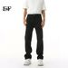 EF JEANS | 2025 Spring New Solid Color Simple Slim-fit Straight Skinny Men's And Women's Washed Fleece Jeans_mkmklike.com