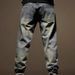 American Old Ripped Jeans Men's Winter Loose Straight Large Size Heavy Retro Patch Trend Long Pants Men_mkmklike.com