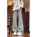 Retro Style Printed Jeans For Men – Flared Straight Fit With All-Over Pattern & Vintage Vibe_mkmklike.com