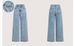 Trendy Straight-Leg Jeans – Stretch Denim With Rhinestone Embellishments (Sky Blue, XS-5XL, Casual & Chic)_mkmklike.com