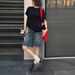 Vintage Blue High-Waisted Denim Shorts – Relaxed Fit 90s Retro Washed Mom Shorts (Unisex Sizing, S-3XL, Distressed Hem)_mkmklike.com