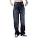 Men's Heavyweight Straight Leg Jeans Classic American Fit Casual Denim Pants Relaxed Versatile Streetwear Everyday Essential_mkmklike.com