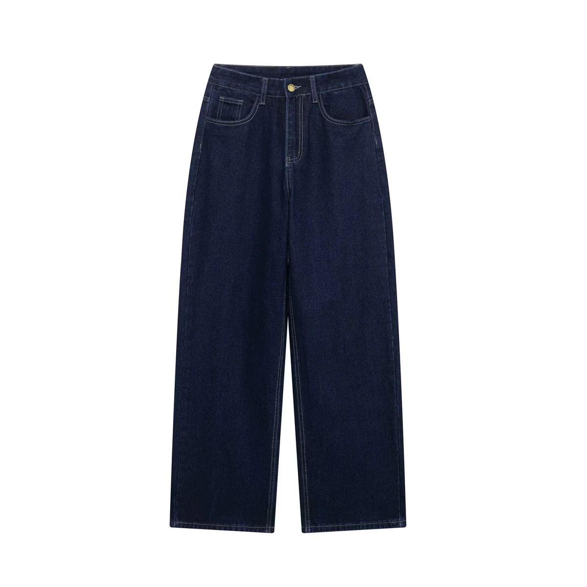 K Women's Fashion Casual Suit With Elegant Temperament, Waist Strap, Cinched Waist, Lapel, Denim Suit_mkmklike.com