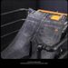 Men's Slim Fit Stretch Jeans High End Washed Blue Embroidered Trendy Casual Cropped Trousers Spring Style_mkmklike.com