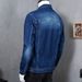 Loom Men's Denim European And American Style Korean Trend 2023 Autumn New Loose Turn-Down Collar Casual Plus Size Jacket_mkmklike.com