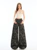American High Street Workwear Wide-Leg Camouflage Jeans For Petite Women 2026 New High-Waisted Slimming Loose Straight_mkmklike.com
