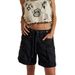 Fashion Summer Loose Denim Shorts For Women With Built-In Belt Style Trendy Hot Pants_mkmklike.com