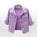 New Slim-fit Color Mid-sleeve Denim Jacket For Women, Short-sleeved, Three-quarter-sleeved, Vest, Small Shl Top_mkmklike.com