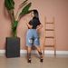 Women's Clothing Ripped Tassel Washed Light Color Denim Straight Leg Casual Jeans Fashionable Spring/Summer Autumn Winter Polyester Cotton Solid_mkmklike.com