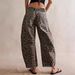 K Loose-fitting Mid-rise Straight-leg Women's Jeans_mkmklike.com