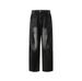 CATTEE Men's Vintage Washed Straight-Leg Jeans Relaxed Fit Classic American Style Denim Pants Black And Blue M to XXL_mkmklike.com