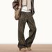 Nordmann Leopard Print Jeans For Men Loose Straight Hip-Hop High Street Casual Pants American Retro Versatile Trendy Cool Long_mkmklike.com