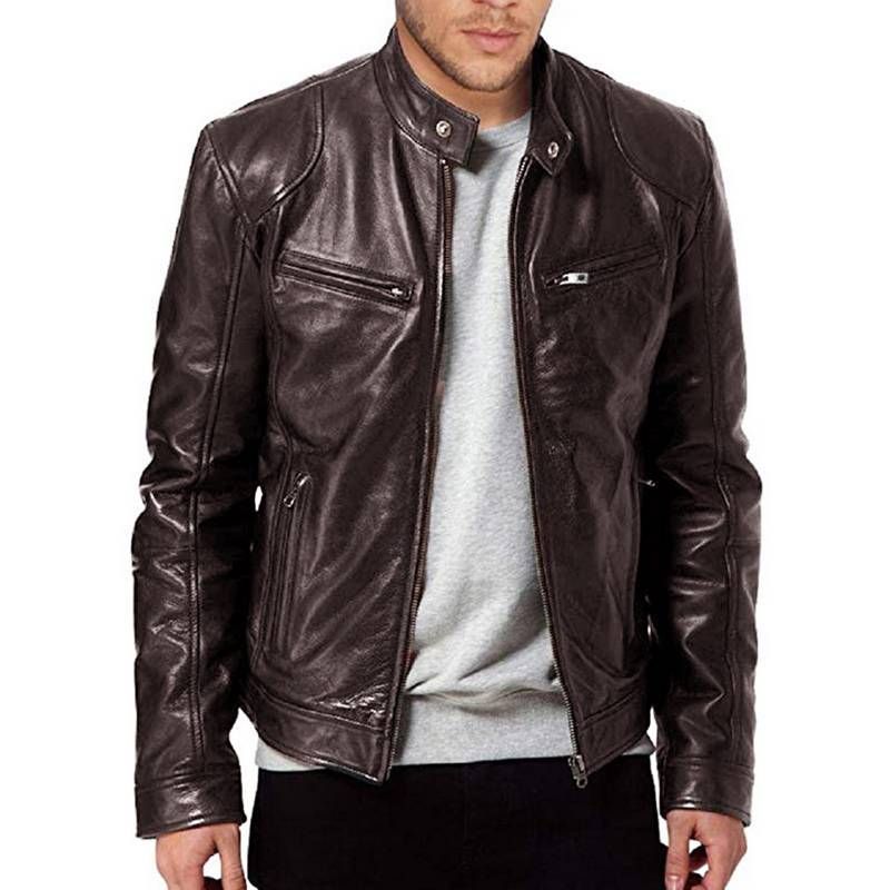 Leather Jacket Men Men's Leather Jackets_mkmklike.com