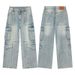 Men's Clothing LKTM Men's & Archer0603 & Fashion Brand Multi Pocket Stitching Design Workwear Jeans Men And Women Street Versatile Straight Trousers_mkmklike.com