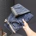 New Retro Jeans Men's Summer Thin Nostalgic American Loose Jeans Men's Large Size Trendy Jeans_mkmklike.com