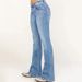Women’s Clothing Popular Women's Jeans Slim Fit Washed Bell Bottoms Women's Trousers_mkmklike.com