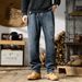Nordmann American Retro Black Jeans For Men, Autumn 2025 New Straight Loose Washed Trendy Brand Plus Size Casual Pants_mkmklike.com