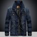 Loom Clothing Spring Autumn Winter New Denim Top European American Style Turn-down Collar Jacket Trendy Men's Coat Cotton_mkmklike.com