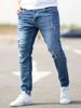 Best-selling Men's Skinny Skinny Jeans With Elastic Holes And Tight Jeans_mkmklike.com
