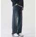 Men's Relaxed Straight-Leg Jeans – Vintage Washed Stretch Denim Pants With High-Street Aesthetic_mkmklike.com