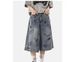 Kakulogo Graffiti Loose Wide Leg Jeans Casual Versatile Seven Point Street Fashion Shorts For Men And Women Summer Style_mkmklike.com