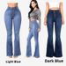 Women's Clothing Women's Slim Fit High Waist Flared Jeans Curved Hips Denim For Formal & Casual For Women_mkmklike.com