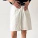 Men's Clothing New Summer White Denim Shorts Trendy Solid Color Casual Shorts_mkmklike.com