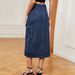 K New Sexy Half-loose Denim Workwear Casual Skirt For Women_mkmklike.com