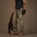 Men's Clothing Denim Trousers High Street Style Trendy Heavyweight Distressed Vintage Loose Fitting Straight Leg_mkmklike.com