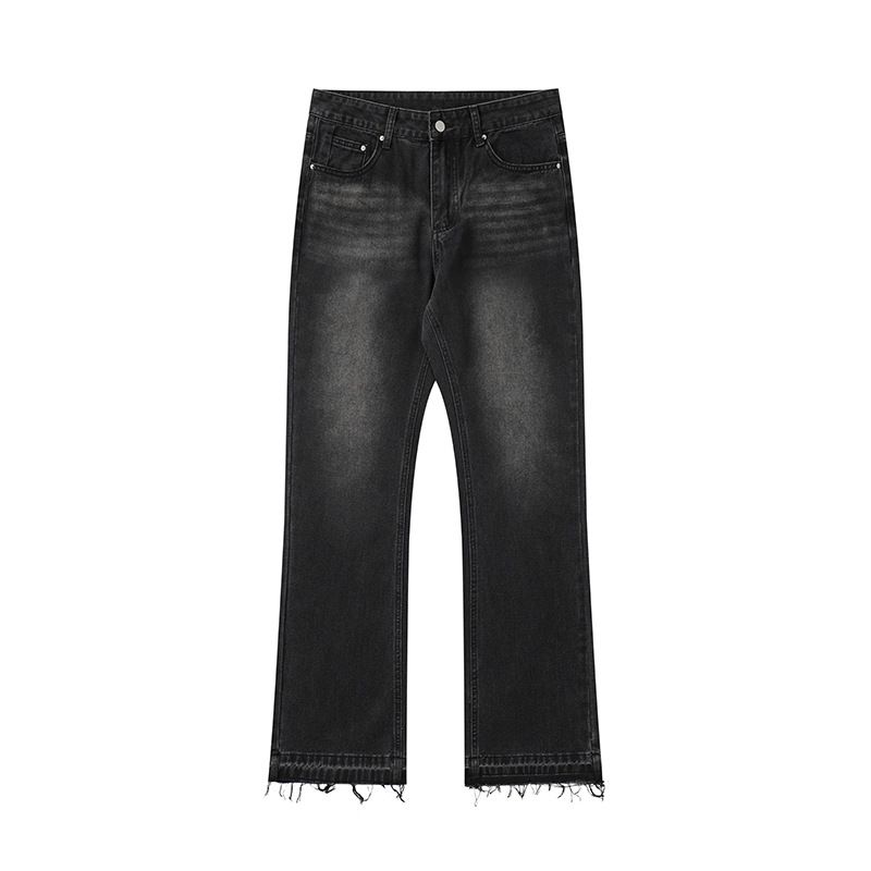 Men's Clothing New Men's Casual Straight Jeans Boyfriend Style Stacked Denim Trousers Four Seasons Trendy Youth_mkmklike.com