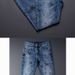 Men's Clothing Slim Fit Printed Ripped Patches Jeans Style Midweight Cotton Skinny Pants Long Cropped Denim_mkmklike.com
