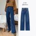 Women's Clothing Women's Stretch Denim Jeans - High Waist Loose Fit Comfortable Casual Pants For Work & Daily Wear (Dark Blue, Sizes 25-32)_mkmklike.com