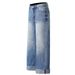 American Style Embroidered Versatile Washed Jeans For Men And Women Rolled Hem Vintage Casual High Waist Straight Pants_mkmklike.com