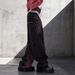 Men's Streetwear Vintage Washed Jeans – Aurora Purple Relaxed Fit Straight-Leg Denim Pants (S-3xl) – Hand-Distressed & Low-Rise_mkmklike.com