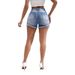 Women's Clothing Temperament Fashion Washed Ripped Stretch Shorts For Women_mkmklike.com