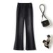 High Waist Flared Fleece-Lined Jeans For Women - Winter Warm Stretch Bootcut Pants, Retro & Elegant Denim With Micro Flare_mkmklike.com