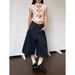 Colorful Star Pocket Denim Capri Pants Summer Style for Men And Women Paris Button Design Wide Leg Mid-Length Jeans_mkmklike.com