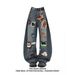 American Fashion High-end Cartoon Embroidery Personality Trend Casual Mopping Wide-footed Pants Washed Jeans Men's And Women's Models_mkmklike.com
