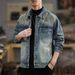 Cowboy Men's Spring And Autumn New Loose Workwear Jacket American Trendy Brand Cool Casual Top_mkmklike.com