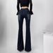 Women's Clothing Spring New Hot Girl V Waist Slim Elastic Mopping Trousers_mkmklike.com