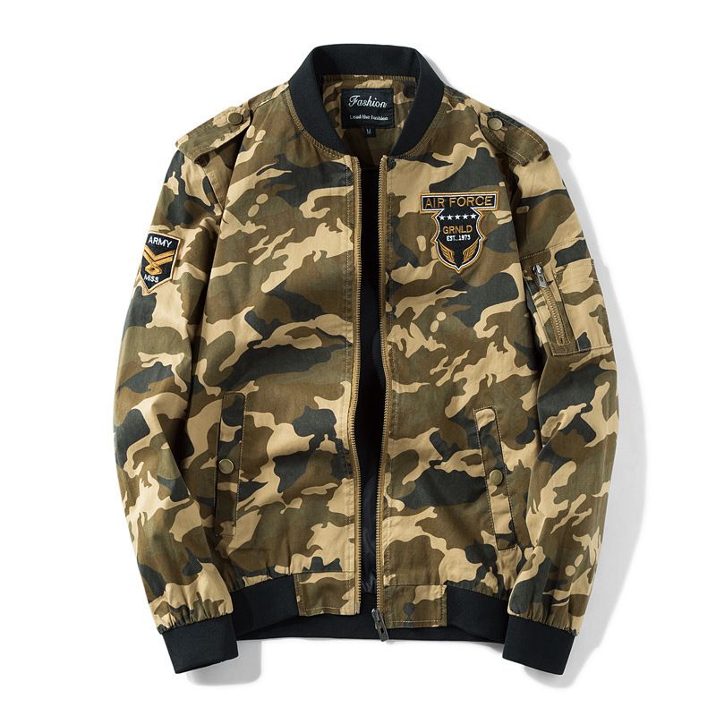 Men's Clothing jacket Large Size jacket Bomber jacket Men's jacket Coat Men's Work jacket Camouflage _mkmklike.com