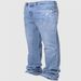 Spring 2025 European-Amecian Fashion Jeans Men's Cotton Mid Waist Straight Type Stretch Cowboy Pants S-2XL_mkmklike.com