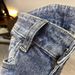 Men's Washed Denim Shorts Trendy Casual Style Thin Loose Five Point Mid Length Pants Stretchy Summer Wear_mkmklike.com