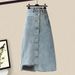 Women's Clothing 200 Pounds Fat Sister Summer Suit Women's Slimming Age Reducing Shirt Short Sleeved Skirt Two Piece Trendy Set_mkmklike.com