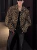 Loom European American High Street Style Retro Lapel Leopard Print For Men Women Spring And Autumn High-end Cool Short Padded_mkmklike.com