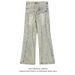 Men's Retro Trendy Wide Leg Trousers Distressed Washed American Jeans Loose Fit Street Style Spring Autumn Black Blue Cotton_mkmklike.com