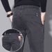 Men's Slim Fit Straight Leg Jeans Stretchy Korean Style Trendy Loose Fit Business Casual Pants for Spring Autumn 2024_mkmklike.com